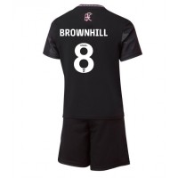 Camiseta Burnley Josh Brownhill #8 Segunda Equipación Replica 2024-25 para niños mangas cortas (+ Pantalones cortos)